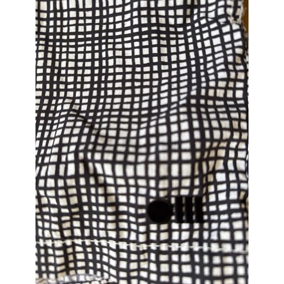 Solid & Striped Men's Swim Trunks in Black & White Grid Print Size Large - Picture 3 of 4